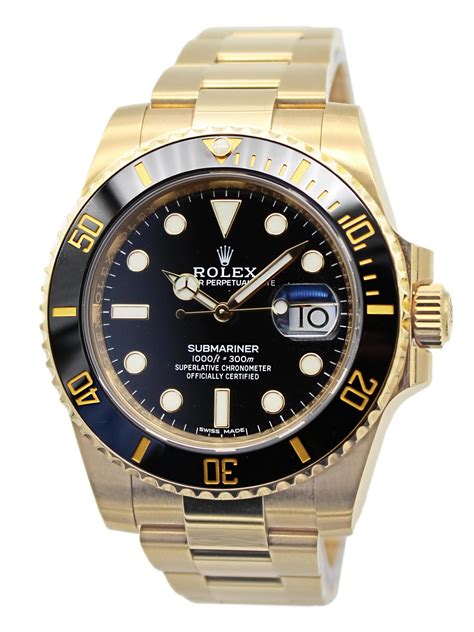 rolex submariner black and yellow|black rolex submariner for sale.